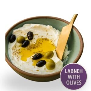 Labneh with Olives - Fresh Arabic Cheese | Mayajal Farm Dubai